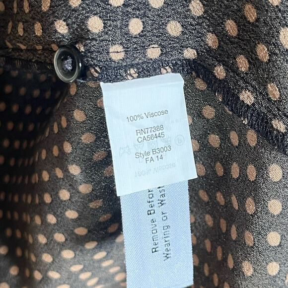 Madewell Long Sleeve polka dot Tunic Shirt Dress size x-small - Picture 12 of 12